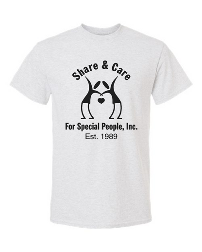 Share & Care- Gildan Unisex 50/50 Short Sleeve