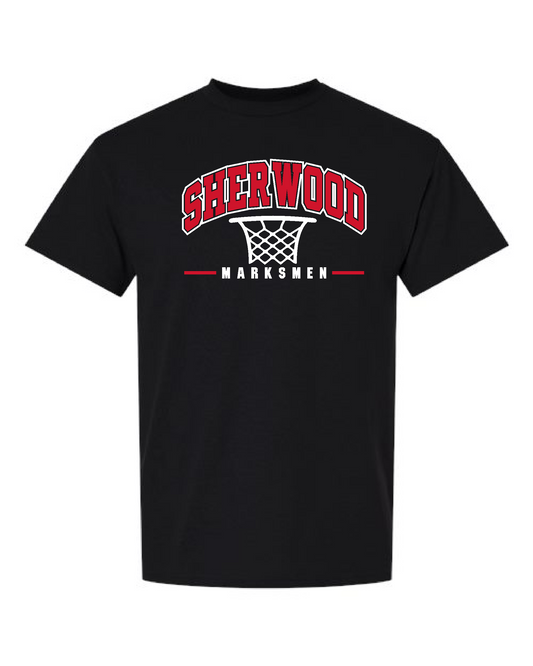 Sherwood Youth Basketball 26- Gildan Short Sleeve Tee (8000) Design 1 Net