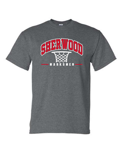 Sherwood Youth Basketball 26- Gildan Short Sleeve Tee (8000) Design 1 Net