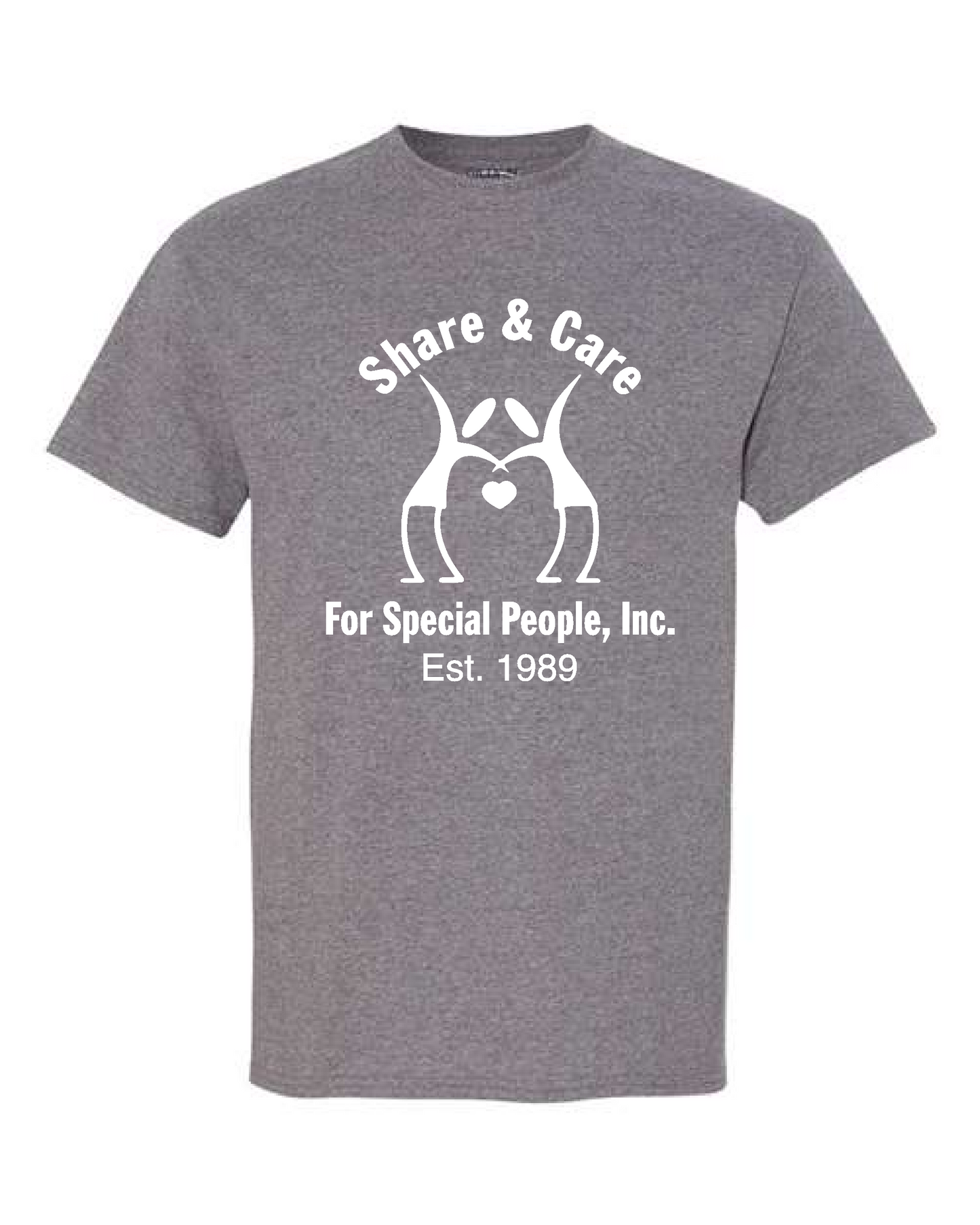 Share & Care- Gildan Unisex 50/50 Short Sleeve