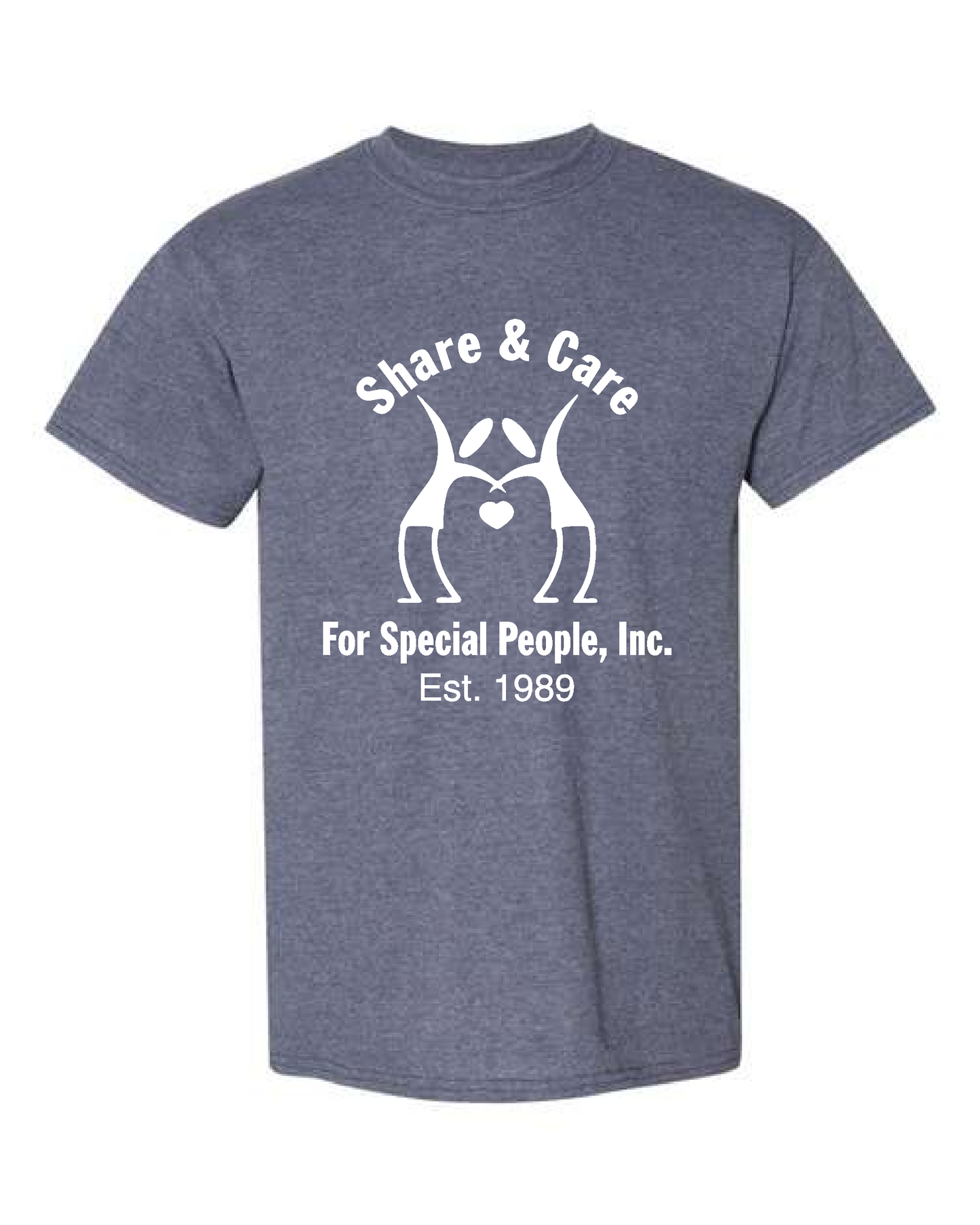 Share & Care- Gildan Unisex 50/50 Short Sleeve