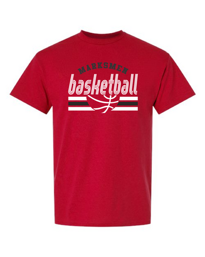 Sherwood Youth Basketball 26- Gildan Short Sleeve Tee (8000) Design 2 Stripes
