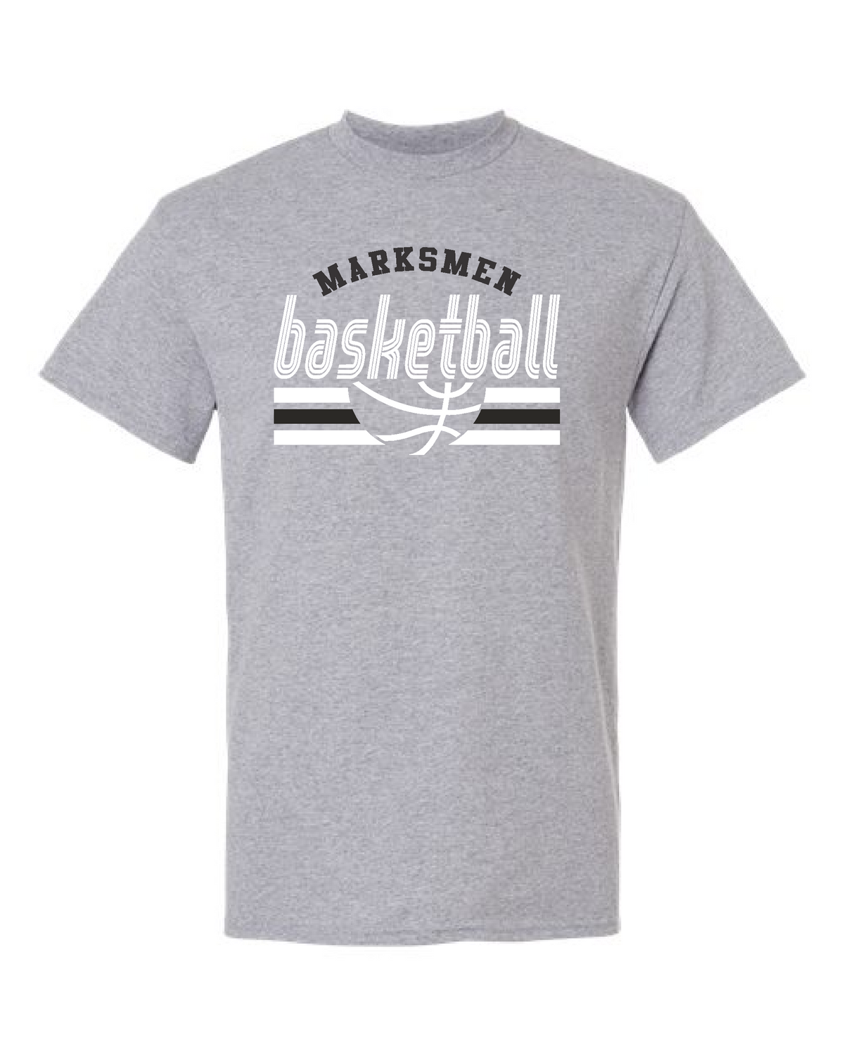 Sherwood Youth Basketball 26- Gildan Short Sleeve Tee (8000) Design 2 Stripes