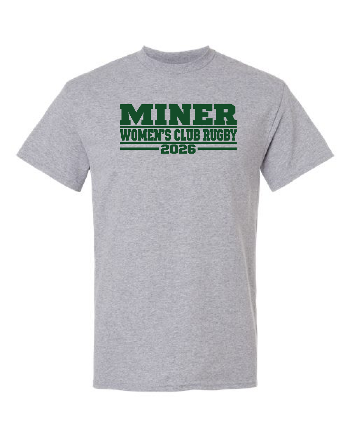 Miner Rugby- Gildan Short Sleeve Tee- Miner Women's Club