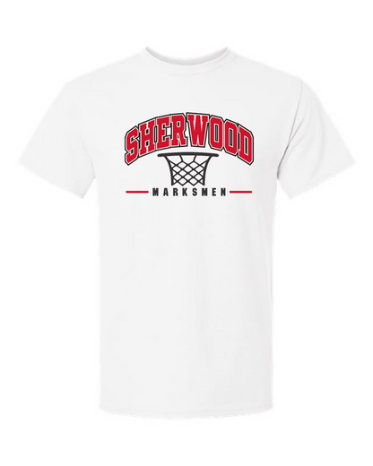 Sherwood Youth Basketball 26- Gildan Short Sleeve Tee (8000) Design 1 Net