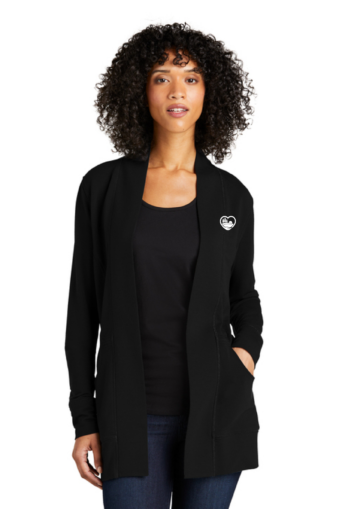 CCMH-Port Authority® Women's Microterry Cardigan (LK825)
