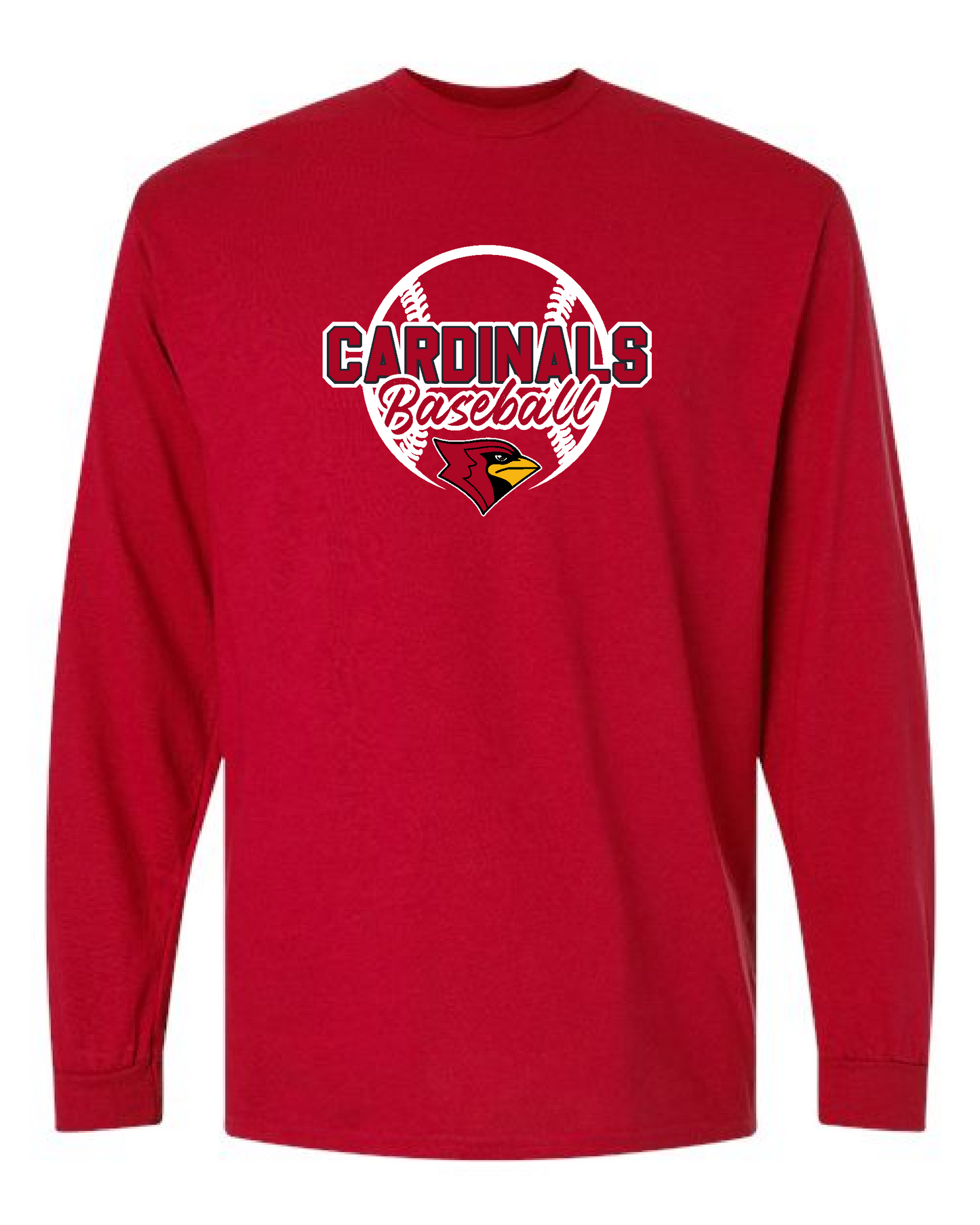 CHS Baseball- Design 2 Gildan 50/50 Long Sleeve Tee