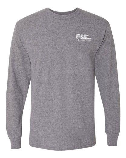 GVMH Long-Sleeve Gildan Tee with Embroidered Logo