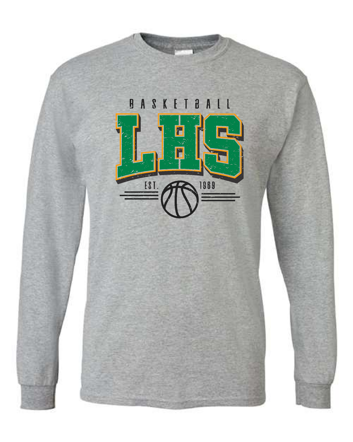 Lakeland Booster- Gildan Long Sleeve- Sport Grey