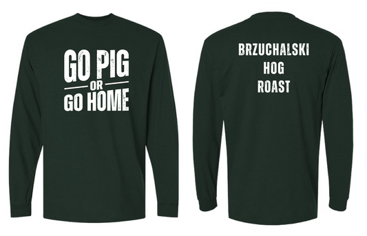 Hog Roast 26- Gildan Long Sleeve T-shirt (8400)- Forest Green