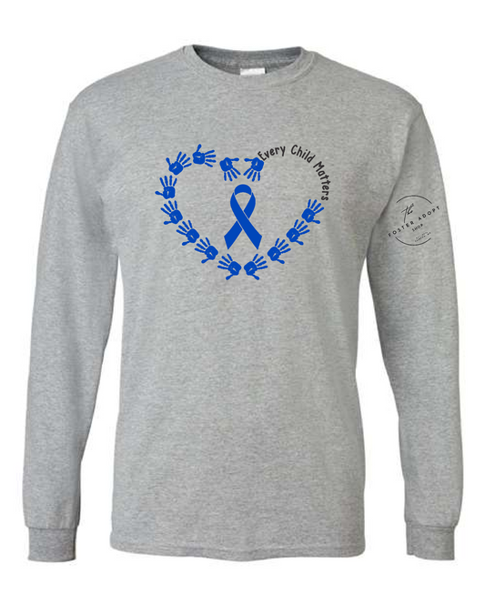 Foster Care- Gildan Long Sleeve Tee