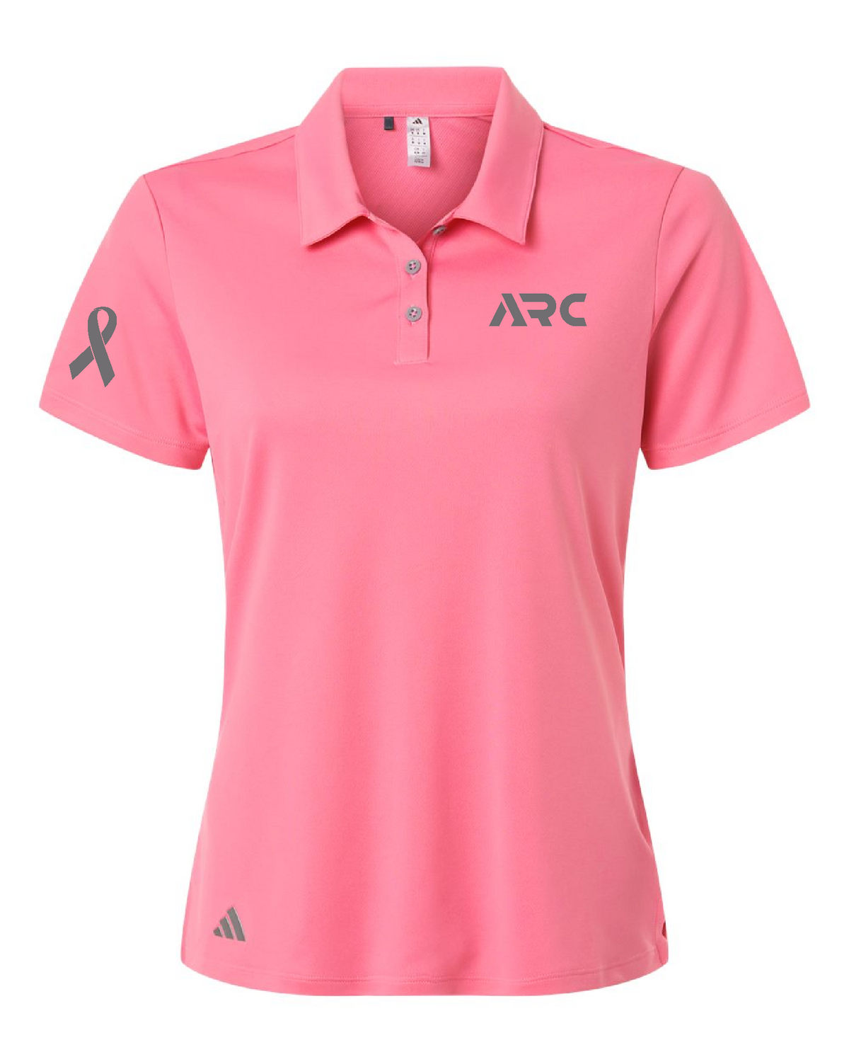 ARC - Adidas A231 Women's Performance Polo Bliss Pink - Breast Cancer Awareness - A231