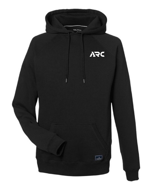 ARC - Mens Nautica Anchor Fleece Hooded Sweatshirt- N17199