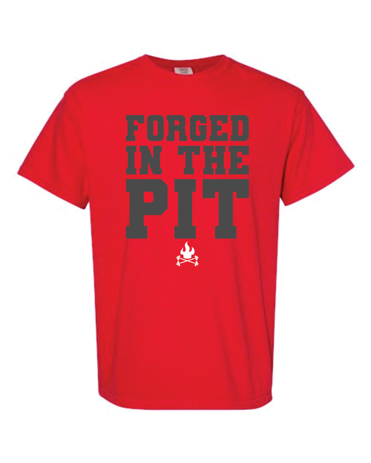 Forged Fitness- Comfort Colors Red t-shirt (1717)