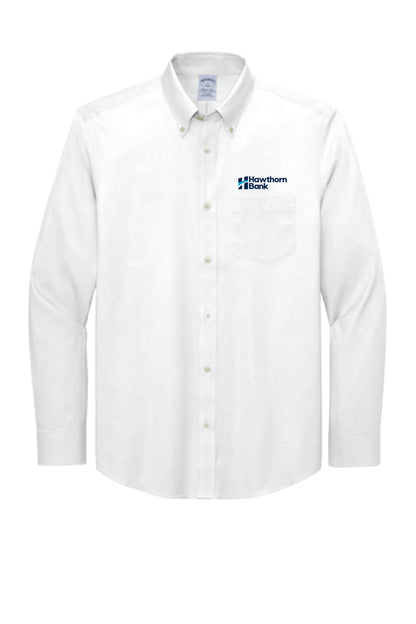 Hawthorn - Men’s Brooks Brothers Wrinkle-Free Stretch Pinpoint Shirt (BB18000)