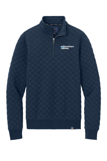 Hawthorn - Mens Brooks Brothers® Diamond Quilt 1/4-Zip - BB18212