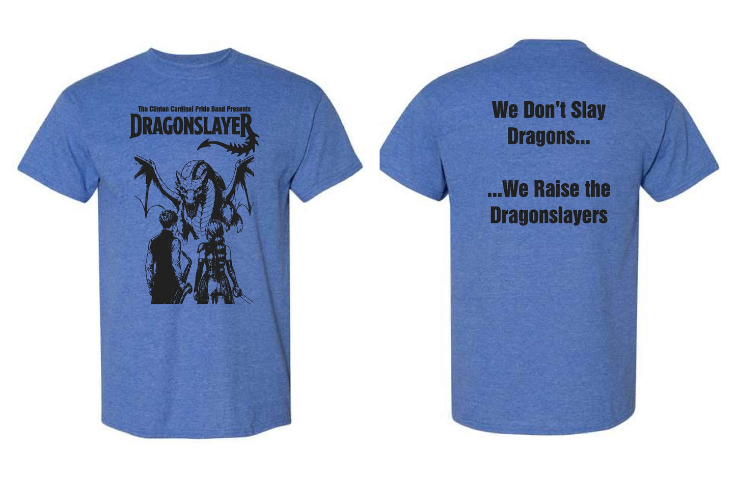 CHS Band- Dragon Slayer- Gildan Short Sleeve 50/50