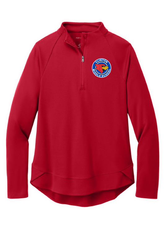 CMS Port Authority Womens Quarter Zips- LK870