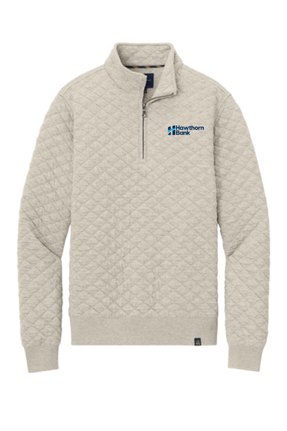 Hawthorn - Mens Brooks Brothers® Diamond Quilt 1/4-Zip - BB18212