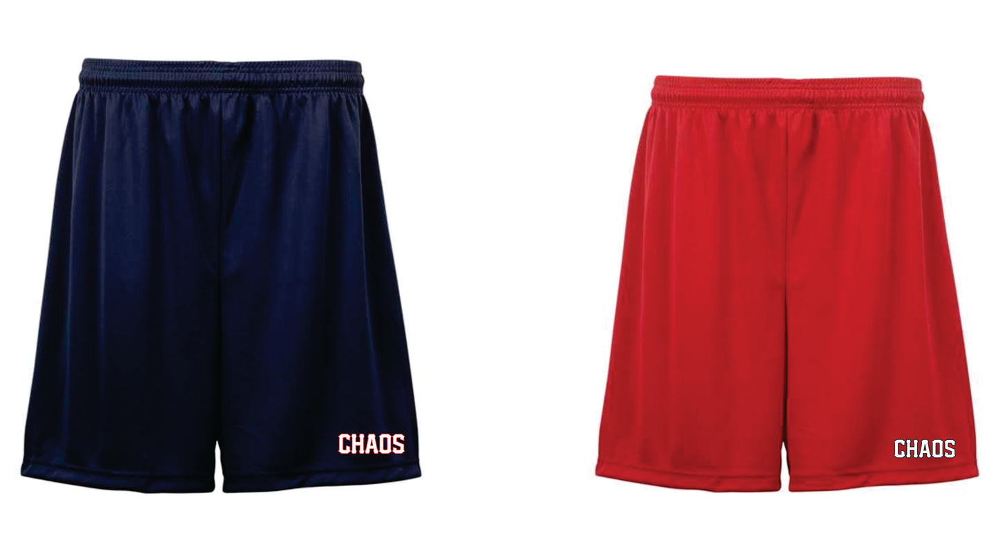 Chaos Baseball Performance short - 7 inch with logo on leg 5127
