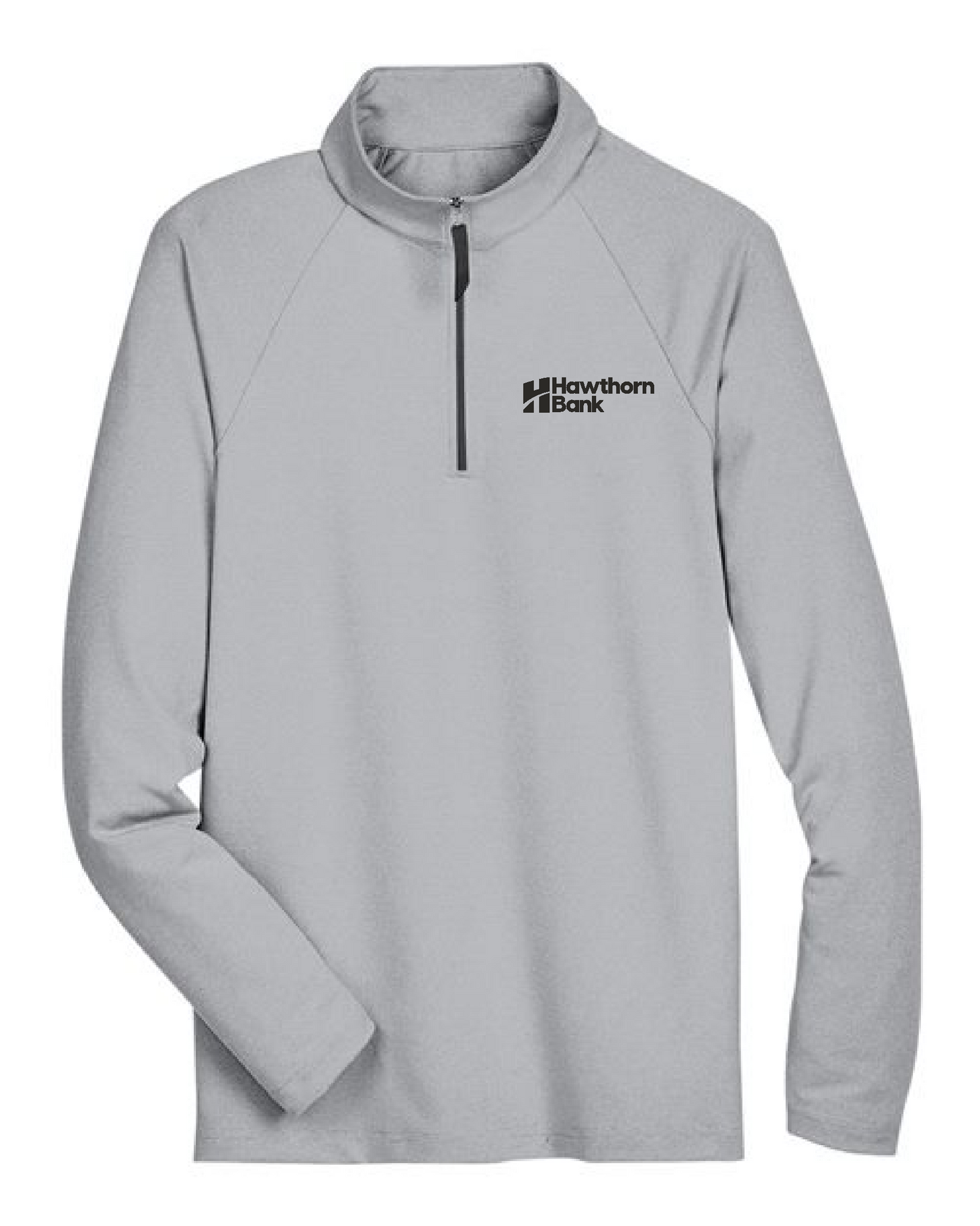 Hawthorn Bank - Men's CrownLux Performance® Clubhouse Micro-Stripe Quarter-Zip Pullover - DG480