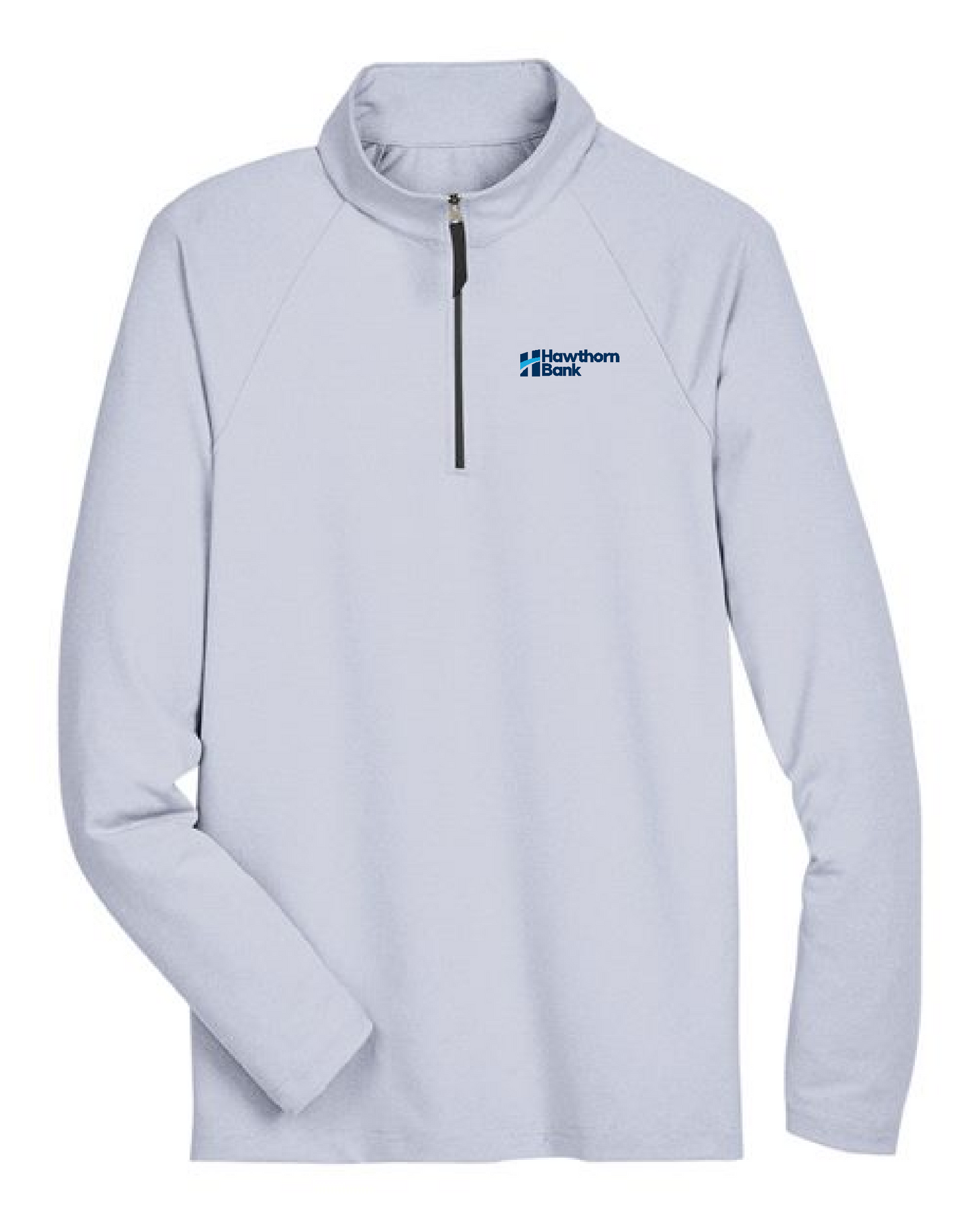 Hawthorn Bank - Men's CrownLux Performance® Clubhouse Micro-Stripe Quarter-Zip Pullover - DG480