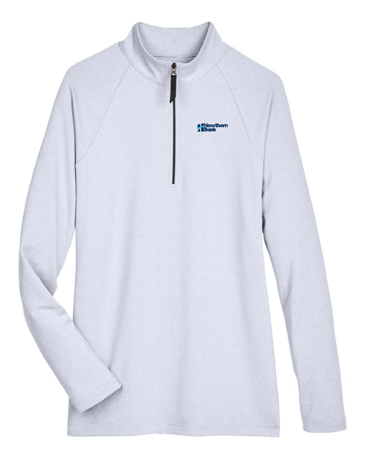 Hawthorn Bank - Ladies CrownLux Performance® Clubhouse Micro-Stripe Quarter-Zip Pullover - DG480W