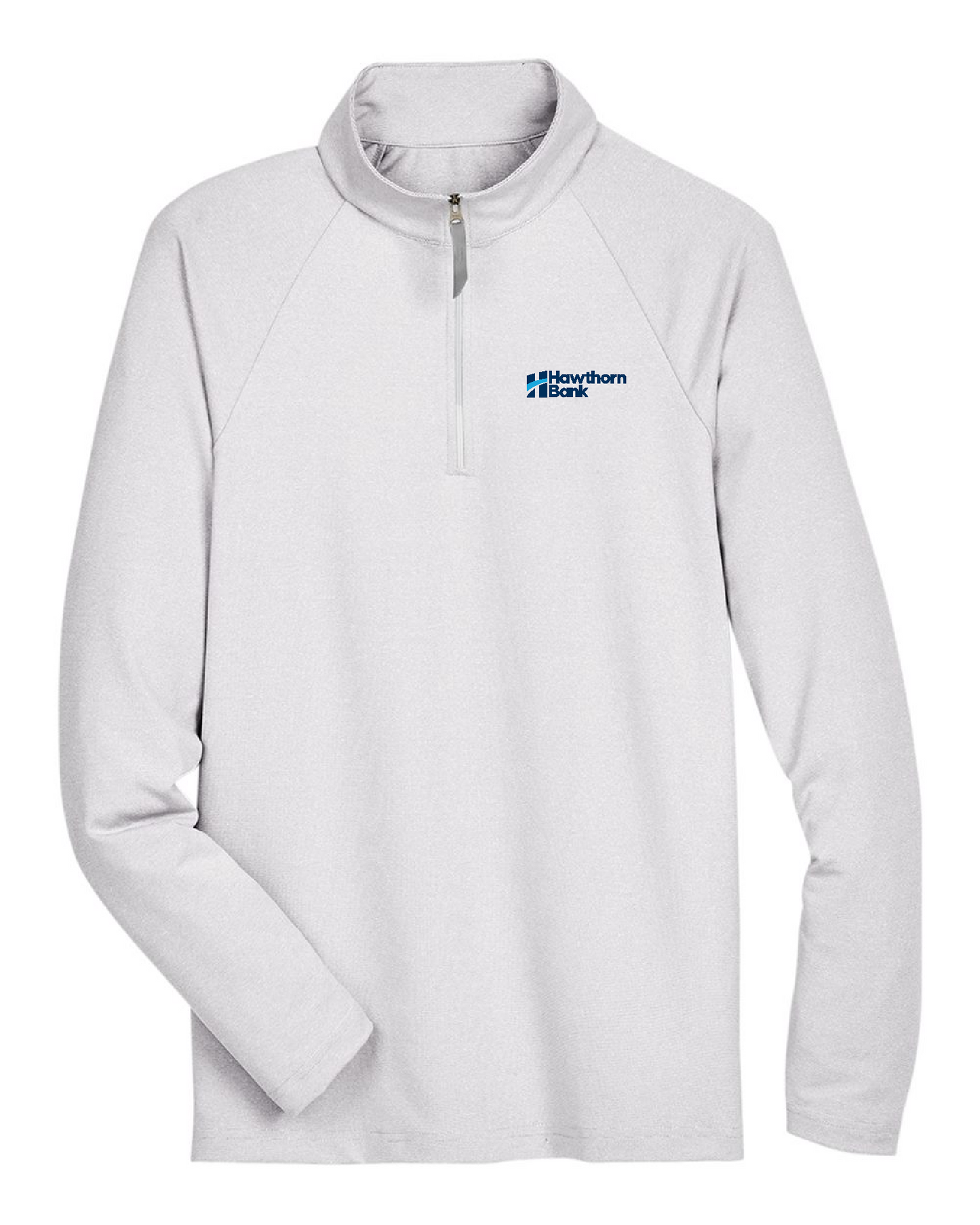 Hawthorn Bank - Men's CrownLux Performance® Clubhouse Micro-Stripe Quarter-Zip Pullover - DG480