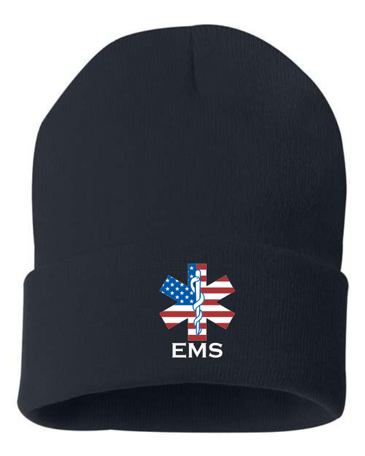 GVMH EMS- 12" Solid Cuffed Beanie - SP12