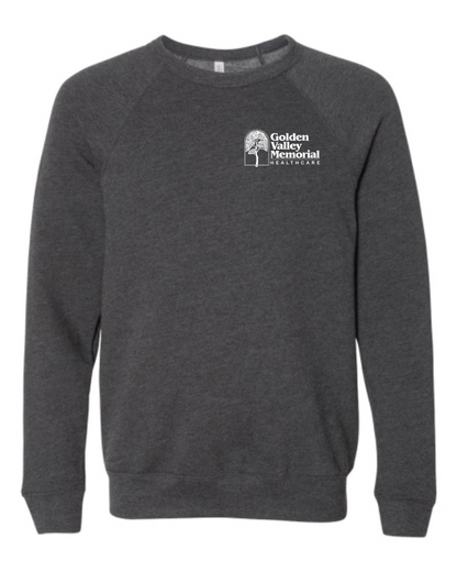 GVMH Long-Sleeve Bella Crewneck Sweatshirt with Embroidered Logo