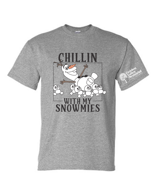 GVMH Gildan Short Sleeve chillin with my snowmies