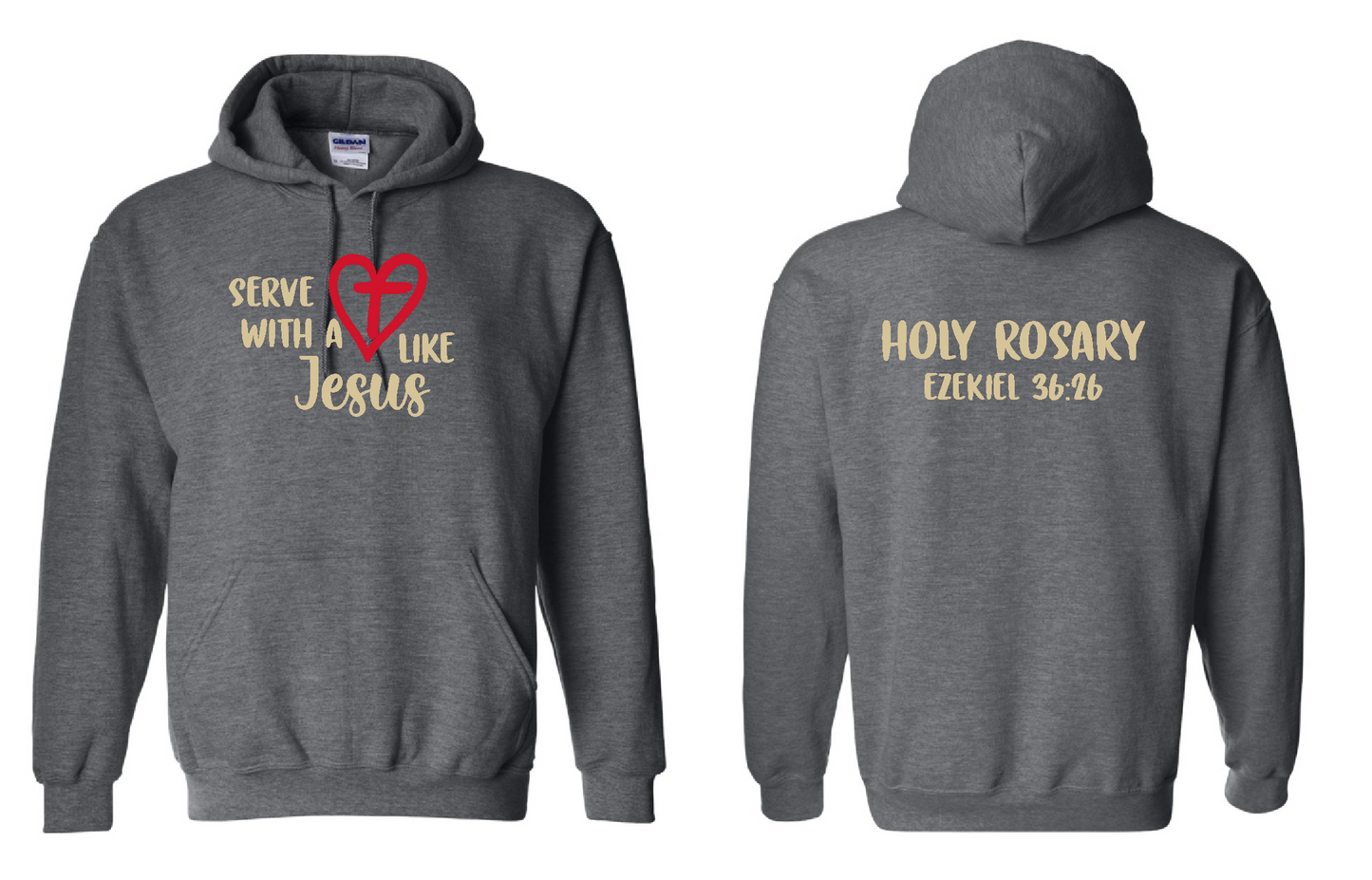 HR- Gildan hoodie sweatshirt Design 3
