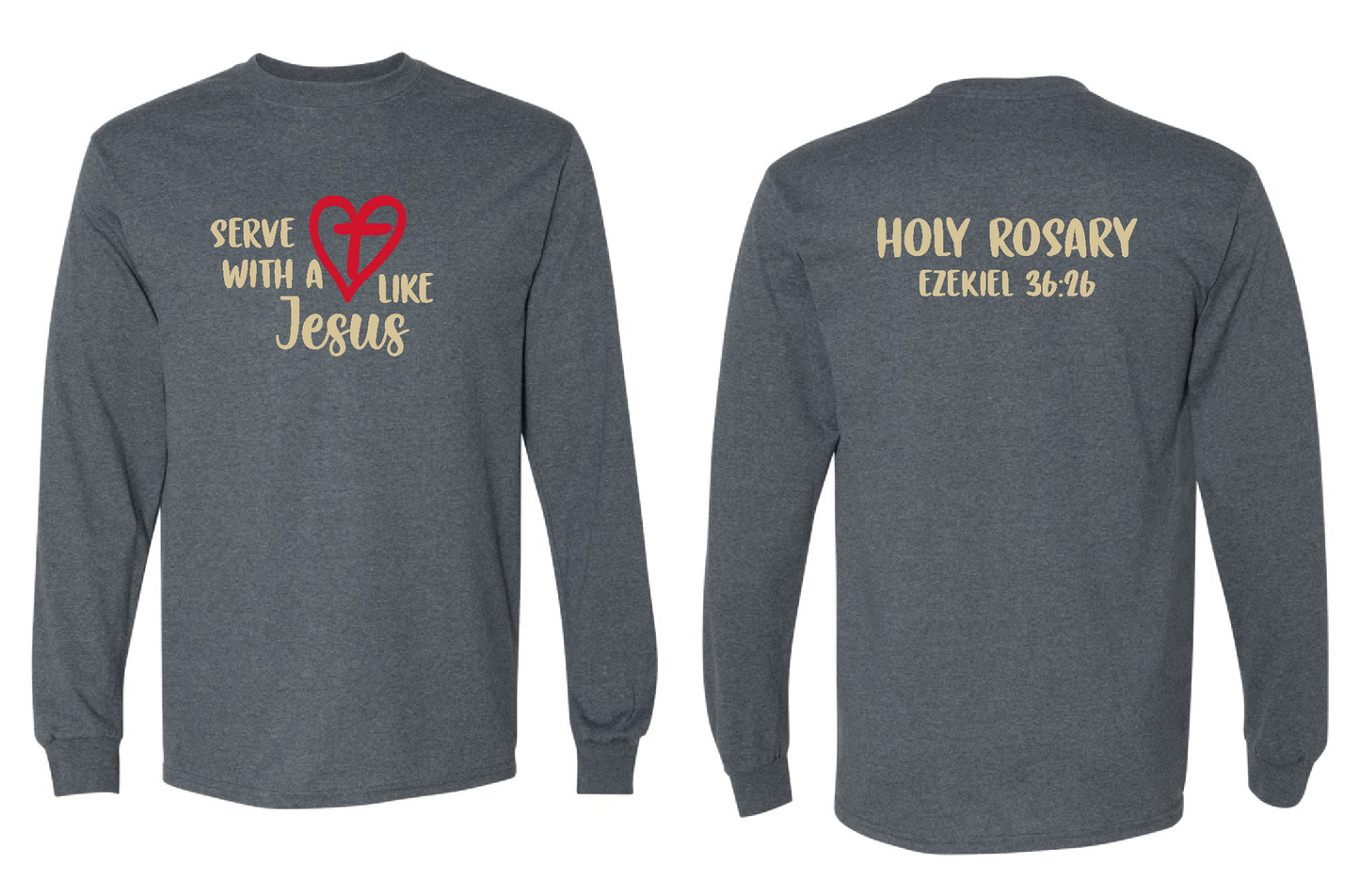 HR- Gildan Long sleeve t-shirt Design 3