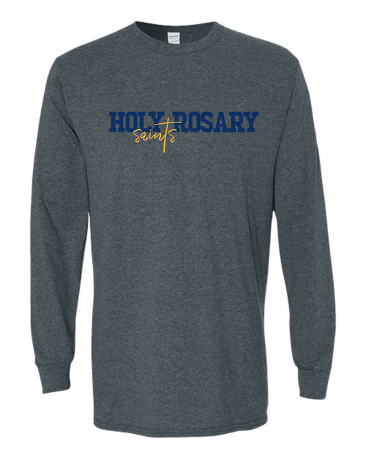 Holy Rosary- Gildan Long Sleeve