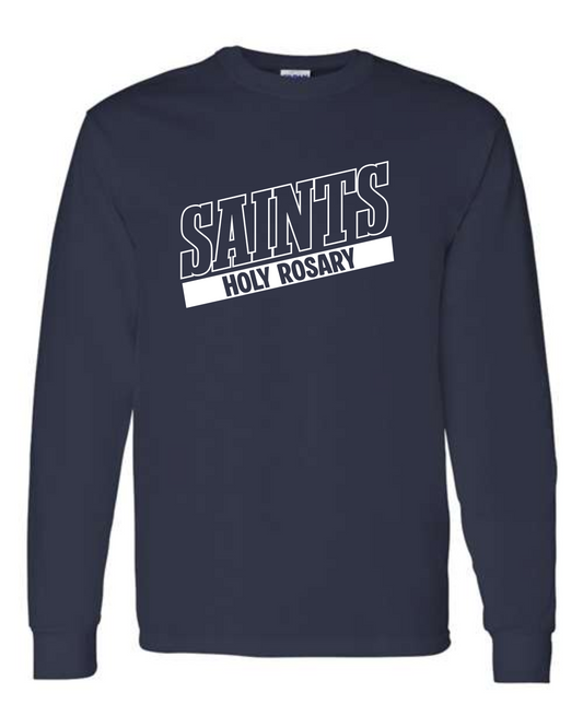 Holy Rosary- Gildan Long Sleeve