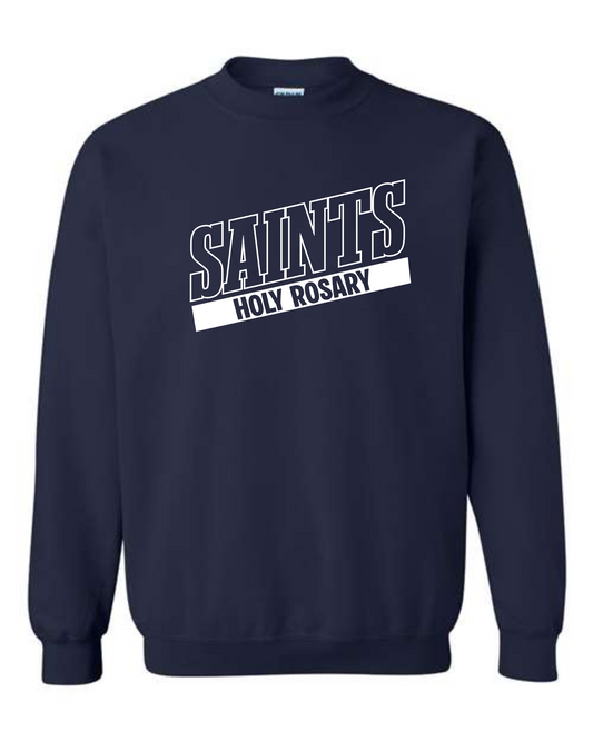 Holy Rosary- Gildan Crewneck Sweatshirt