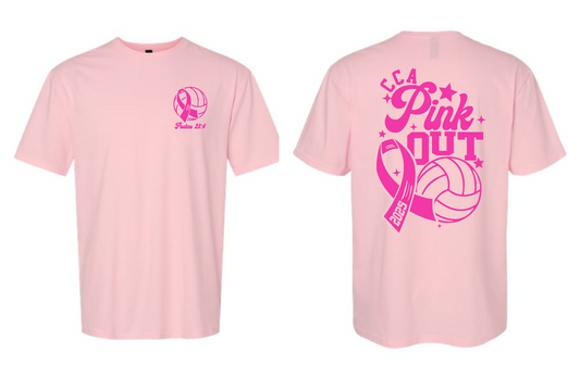 CCA PINK OUT Gildan Soft Style Short Sleeve