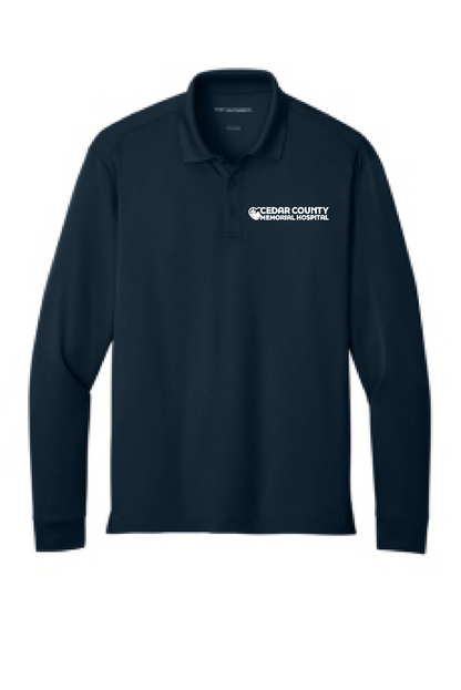 CCMH- Men's Port Authority Performance Pique Long Sleeve Polo (K240LS)