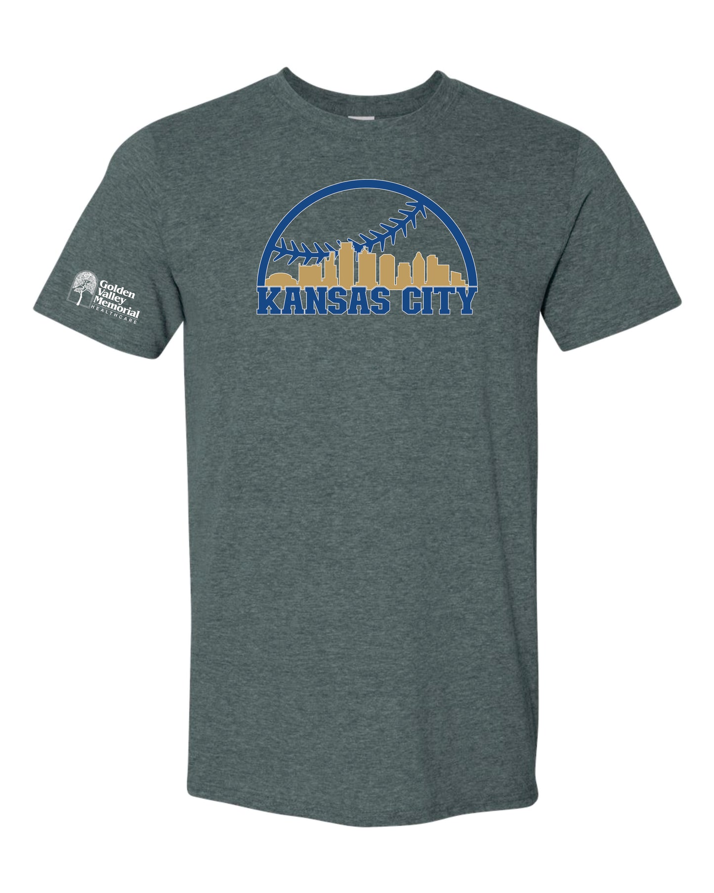 GVMH Unisex Tee - KC Baseball Skyline design