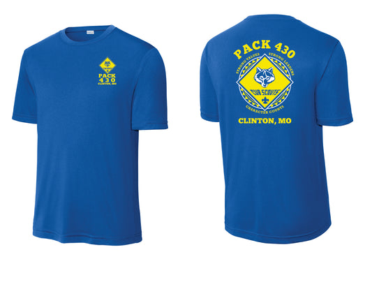 Cub Pack Troop 430 Dri fit tee