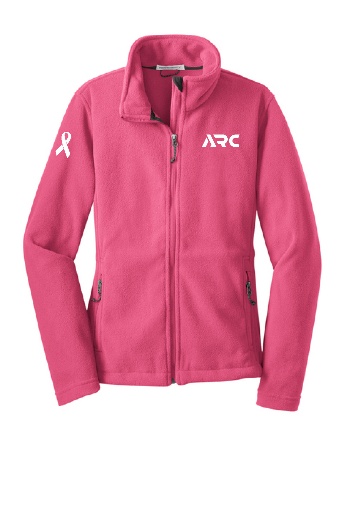 ARC - L217 Port Authority® Women's Value Fleece Jacket Pink Blossom - Breast Cancer Awareness
