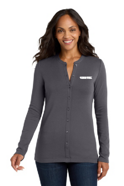 CCMH- Women's Port Authority Concept Stretch Button-Front Cardigan (LM1008)