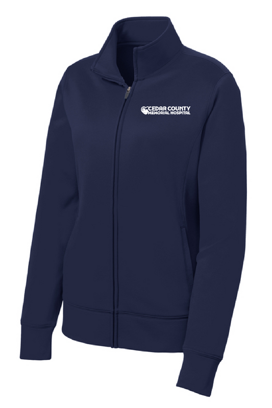 CCMH- Women's Sport-Tek® Fleece Full-Zip Jacket with embroidered logo (LST241)