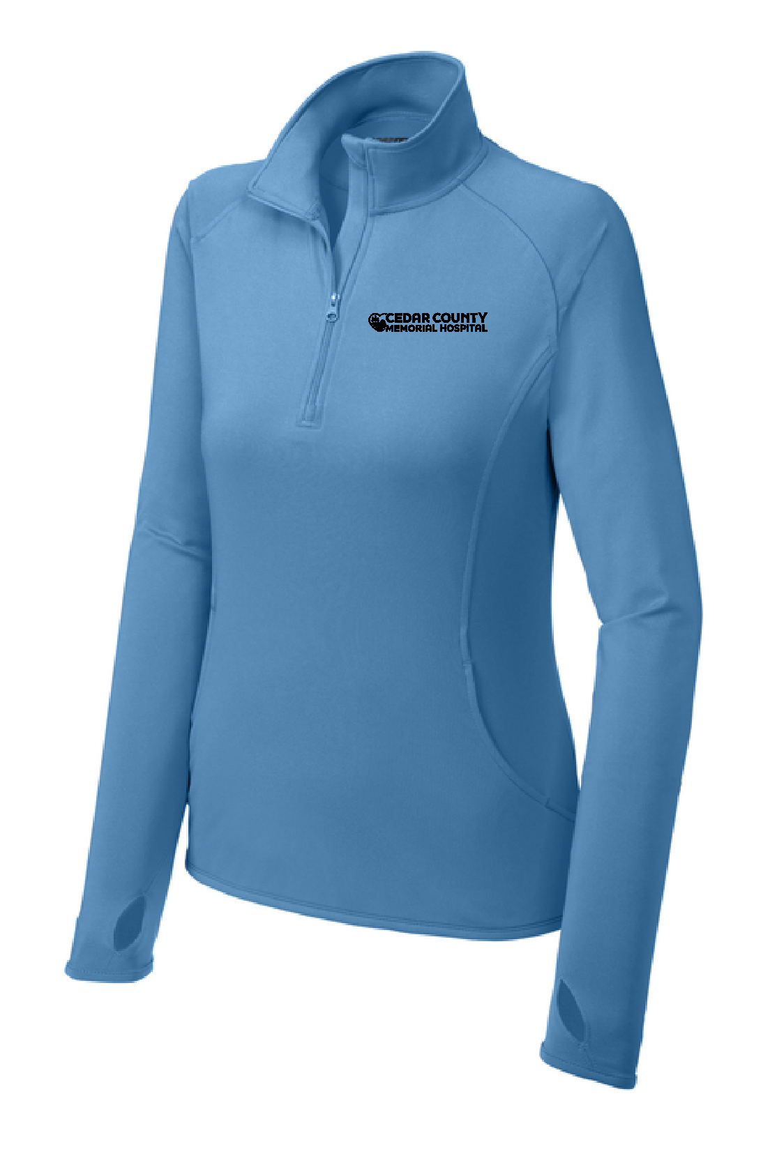 CCMH- Women's Sport-Tek® Sport-Wick® Stretch 1/4-Zip Pullover with embroider logo (LST850)