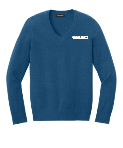 CCMH- Women’s Easy Care V-Neck Sweater (LSW2850)