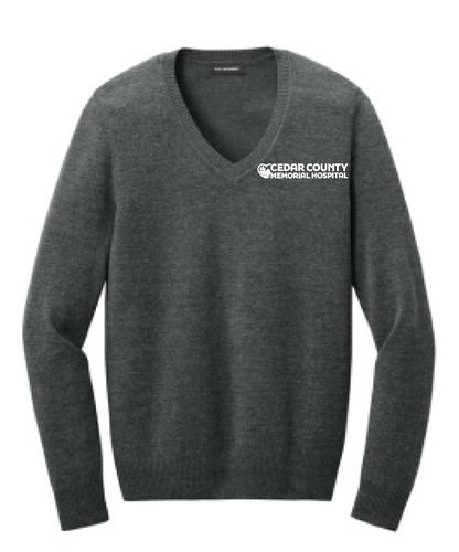 CCMH- Women’s Easy Care V-Neck Sweater (LSW2850)