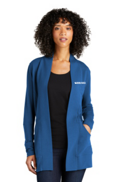 CCMH-Port Authority® Women's Microterry Cardigan (LK825)