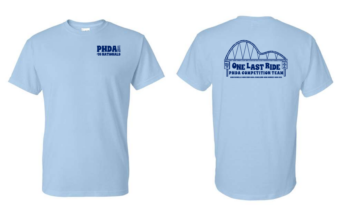 PHDA 26- Gildan 50/50 Short Sleeve Light Blue