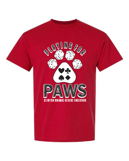 C.A.R.E Playing for Paws Gildan Short Sleeve
