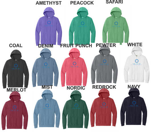 Share & Care- PC098H Port & Co™ Beach Wash® Garment-Dyed Pullover Hooded Sweatshirt